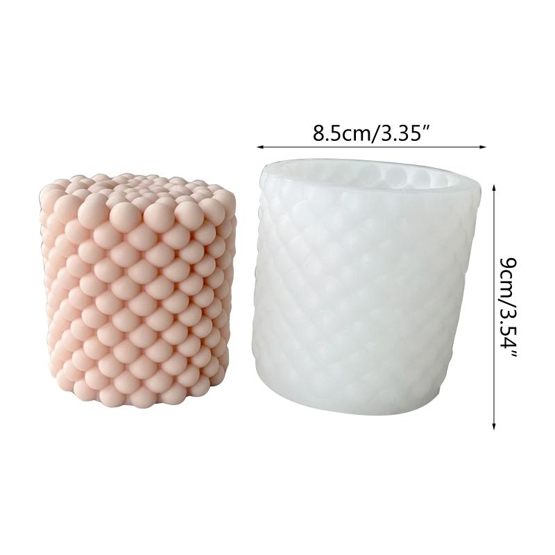 Bubble Candle Mold Non-stick Easy De-mold for DIY Candle Soap Mousse Cake Chocolate Plaster Epoxy Resin Casting Molds