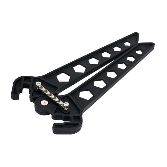 

Archery Kickstand Compound Bow Kick Stand Holder Hollow Design Foldable Eight-Character Bow Frame