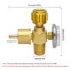 2L Welding Torch Steel Cylinder Oxygen Valve Handheld Welding Torch Oxygen Switch Valve All Copper Valve For Refrigeration