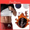Men Sweat Slimming Polymer Vest Sauna Weight Loss Fitness Tank Top Shaper For Tummy Control