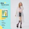 Reusable Full-Length Women's Raincoat for Outdoor Use