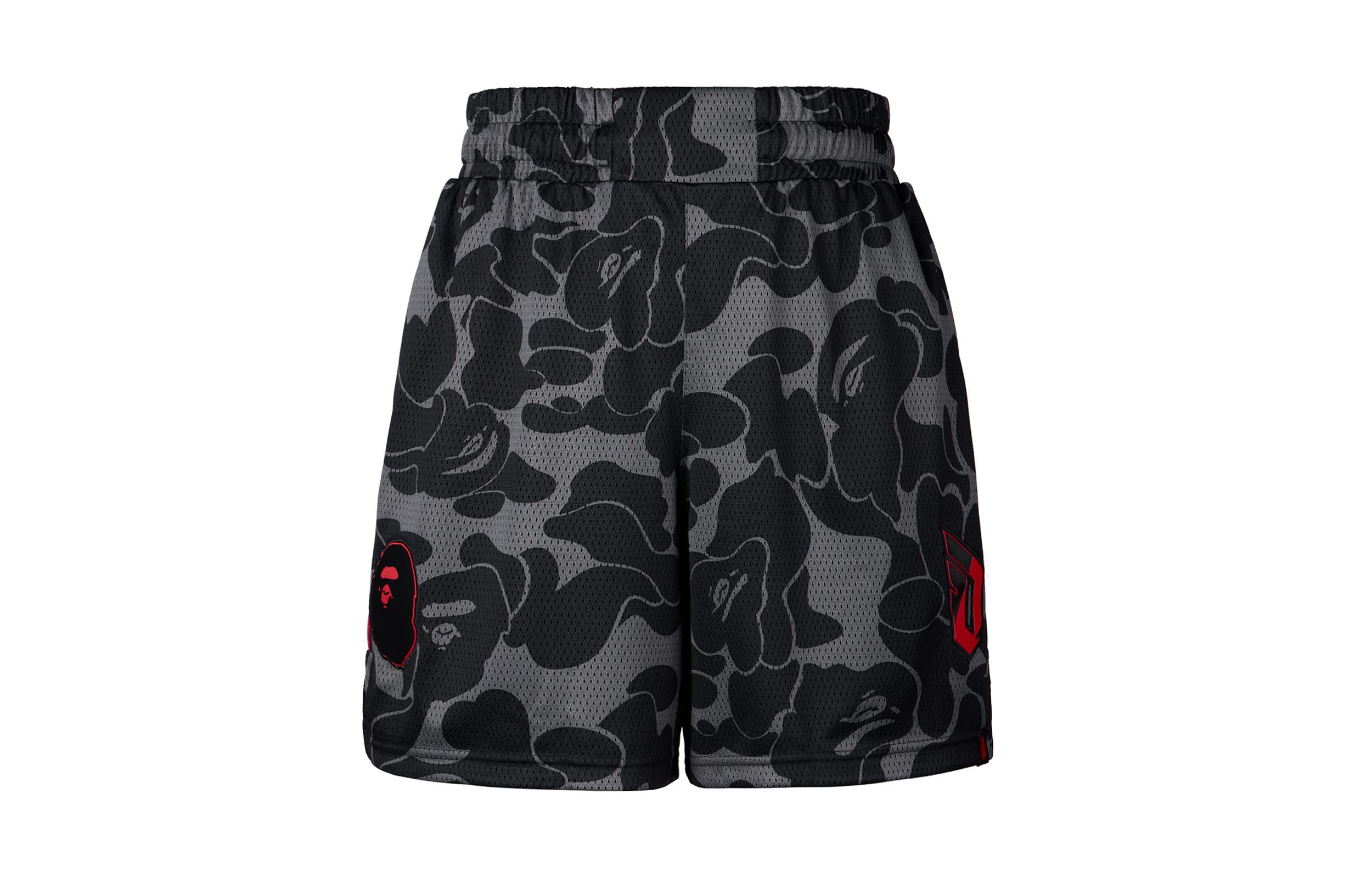 Adidas x BAPE Dame 9 FW24 Basketball Shorts Men s Carbon Gray JF1153 3XL