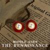 Vintage Burgundy Red Enamel Drop Earrings - Retro French Style Studs