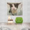 Gaslight Gatekeep Girlboss Soggy Cat Tapestry Wall Hanging Art for Bedroom Living Room Decor Home Decoration