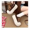 Platform Muffin Shoes, Huge Versatile Small Casual Board Shoes, Women's 2025 New Models, Huge Comfortable Big Head Bread Shoes
