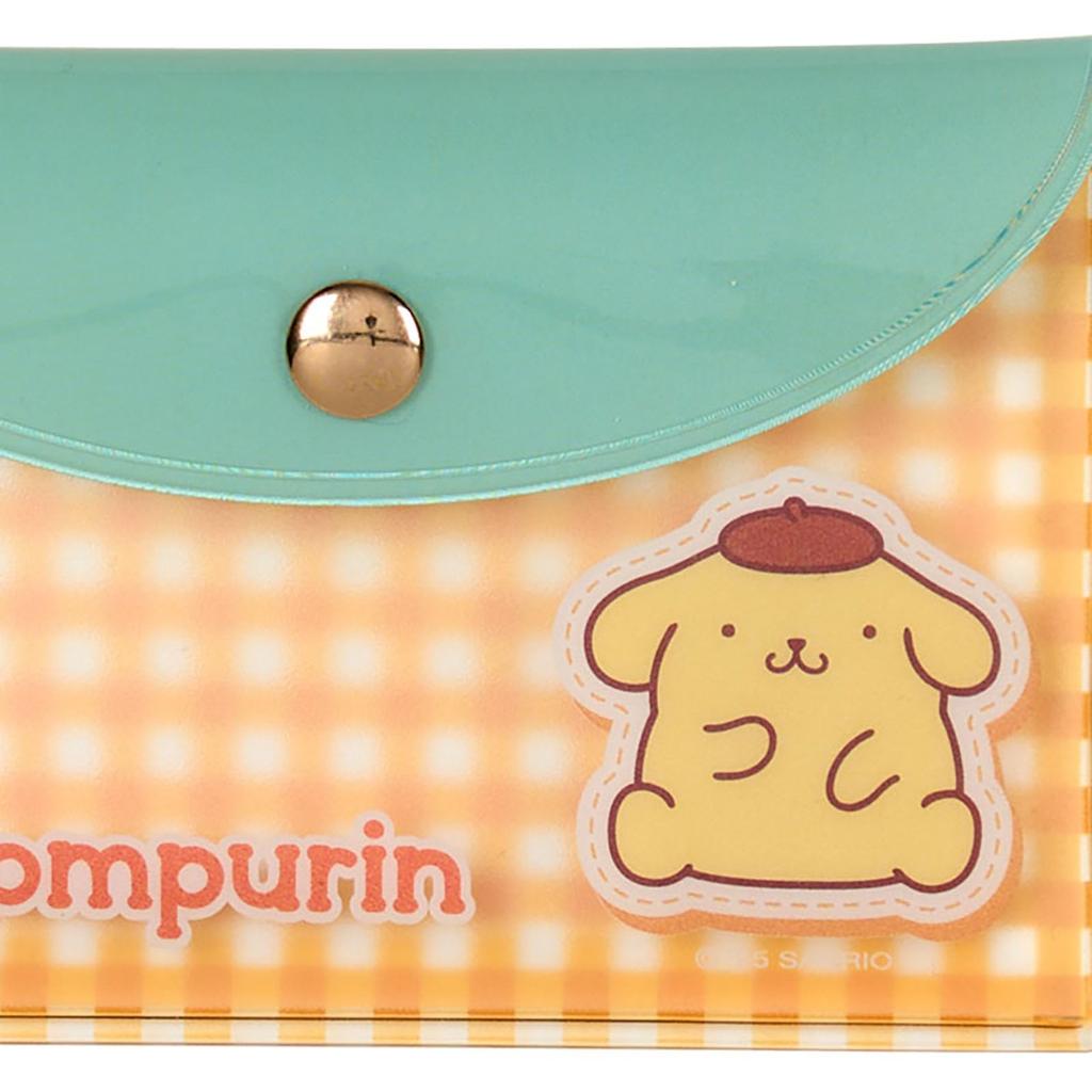 Sanrio Pompompurin Memo Card PVC and 642657 & Case, Paper,