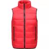 Unisex Winter Down Cotton Vest – Thick, Warm, Outdoor Waistcoat with Embroidered Logo