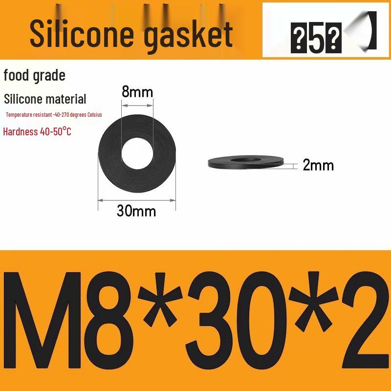Silicone High-Temp Waterproof Gasket & Shock Absorbing Seal Pad