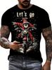 Men's T Shirt Santa Claus Graphic Print Pullover Summer Casual Short Sleeve Tee Fashion Funny T-Shirts Male Oversized Clothing