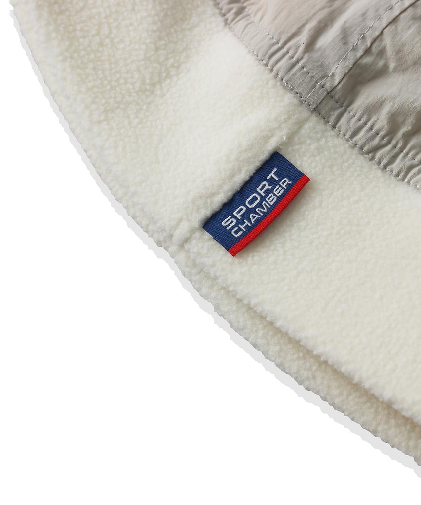 SPORT CHAMBER Sc Reversible Fleece Beanie (Ivory)