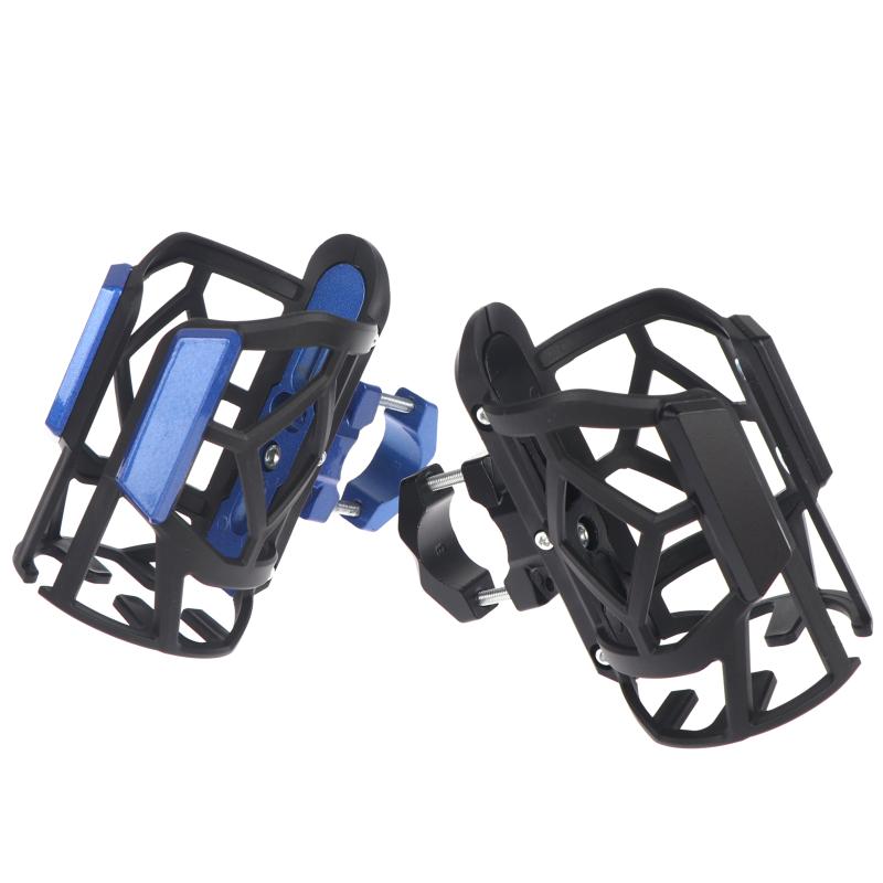 Universal Motorcycle Water Bottle Holder Durable Construction Adjustable Mount For Motorbike Rides Road Trips Travel