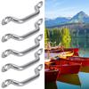 10Pcs Boat Top Pad Eye Deck Loop Tie Down 316 Stainless Steel Set Kit For Fixing Boat Top Eye Strap Boat Top Pad Eye