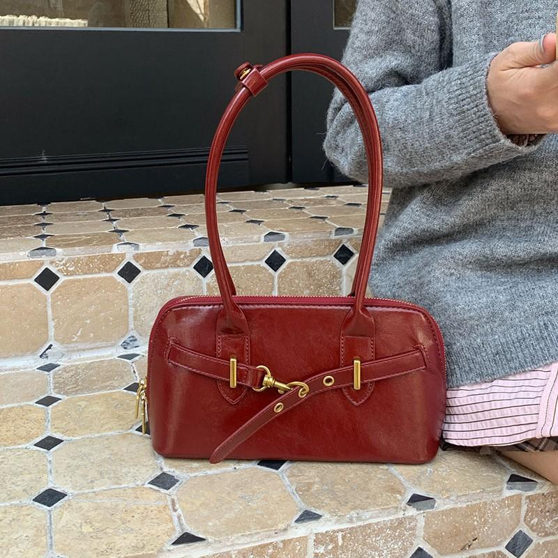 Niche Design Textured Underarm Bag for Women In Autumn and Winter New Textured Shoulder Bag Handbag Korean Version Ins Bag