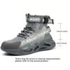 Work Boots Men Women Safety Boots Steel Toe Safety Work Shoes Indestructible Shoes Anti-smash Lightweight Work Sneakers Footwear