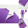 McDonald's Spookgezicht Onesie Paars Cartoon Kostuum Voor Kinderen