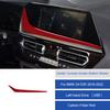 Bright Red Carbon Fiber Car Center GPS Screen Bottom Sticker For BMW Z4 G29 19