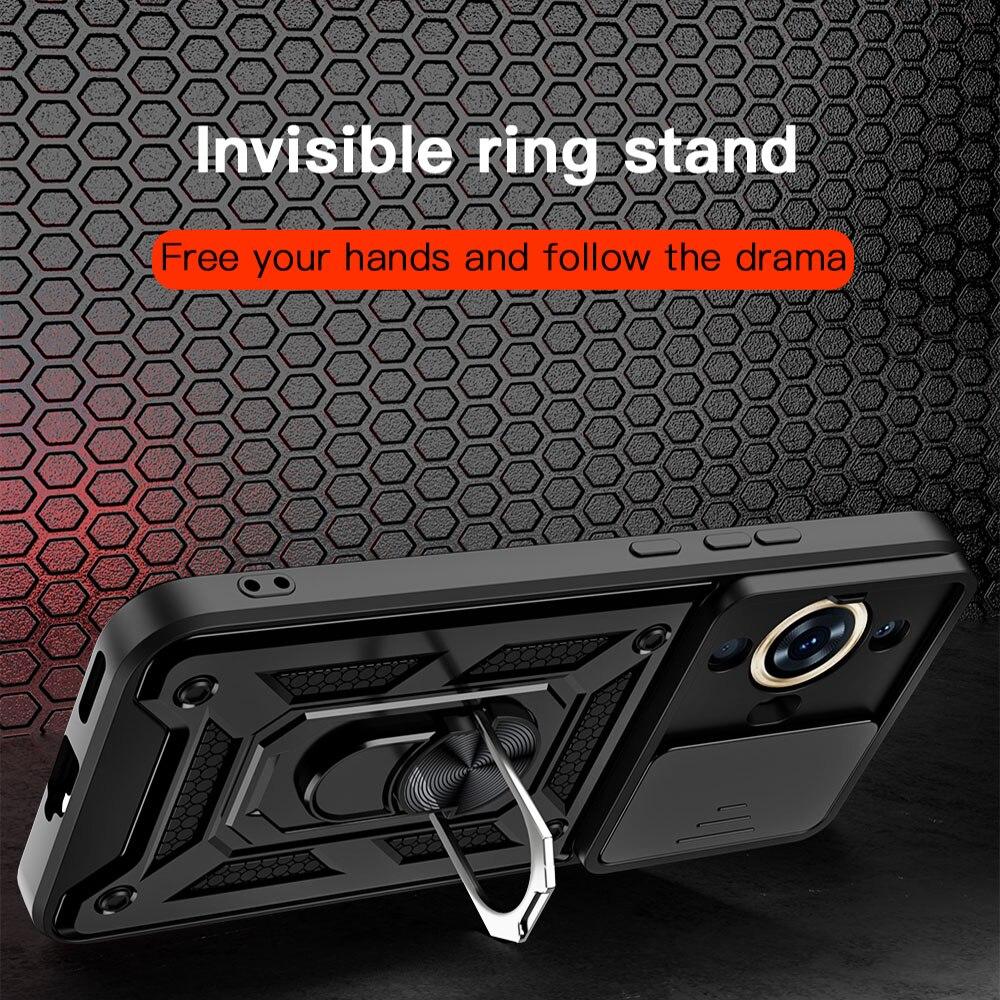 KEYSION Husă rezistentă la șocuri pentru Huawei Nova 11 Pro 11i 10 SE Slide Protectie Lentila Camera Inel Husă pentru telefon pentru Huawei Nova Y61