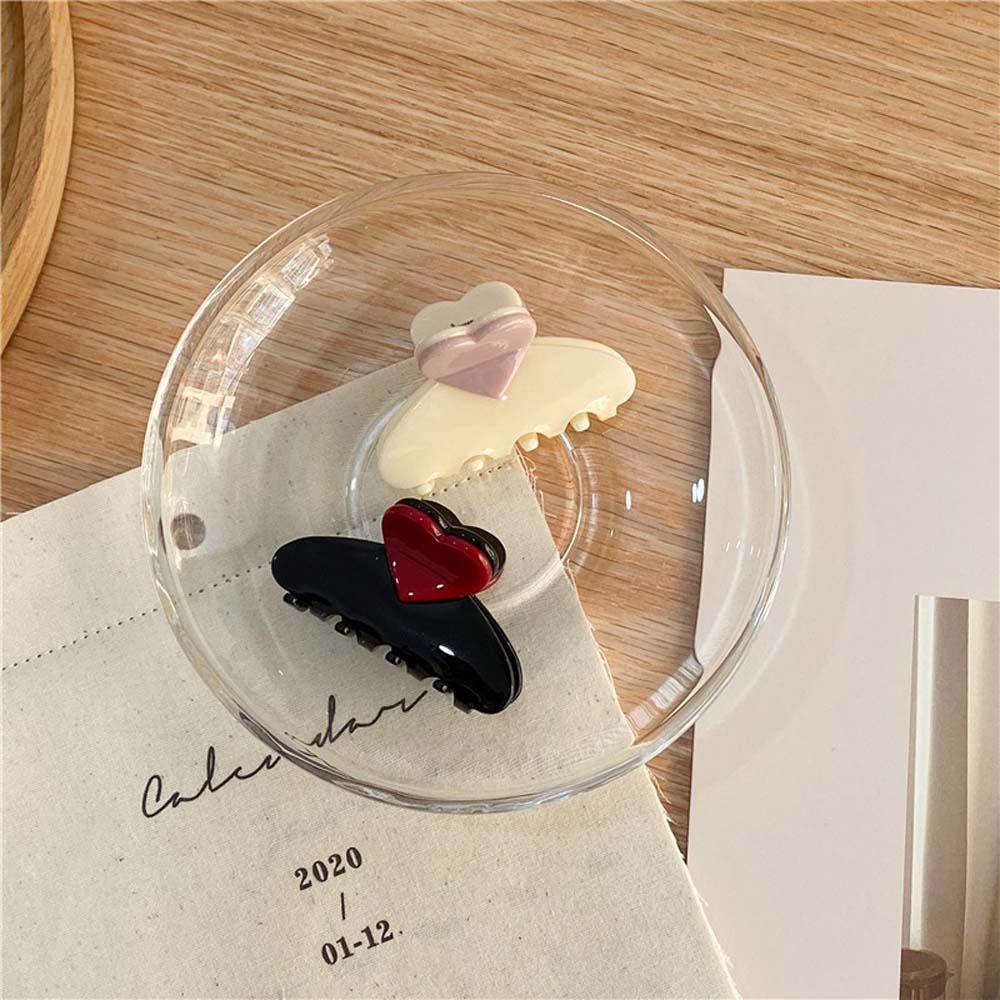 Wild Simple Love Medium Women Fashion Hairpin Acrylic Barrette Hair Claw