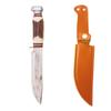 Leather Knife Sheath Belt Loop Knife Sheaths PU Leather Safety Knife Pouch Holder for Outdoors Camping Fishing