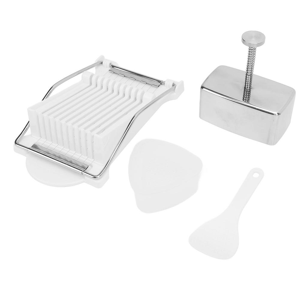 Musubi Press Sushi Rice Molding Egg Cutter Set Onigiri Molding Set Kitchen Supplies
