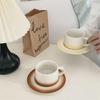 Shangqi Nordic Gradient Ceramic Coffee Cup and Saucer Set