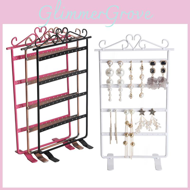 Long-lasting Iron Metal Earring Stand Rectangle Shape Perfect For Displaying Jewelry