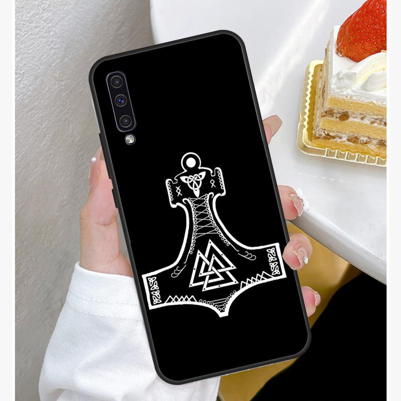Husă pentru telefon cu simbol Vikings pentru Samsung Galaxy A50 A70 A02S A20S A21S A52S A12 A32 A52 A72 A51 A71