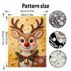 Christmas Pearl Painting Kit Handmade DIY Reindeer Mistletoe Bell Home Decoration Painting