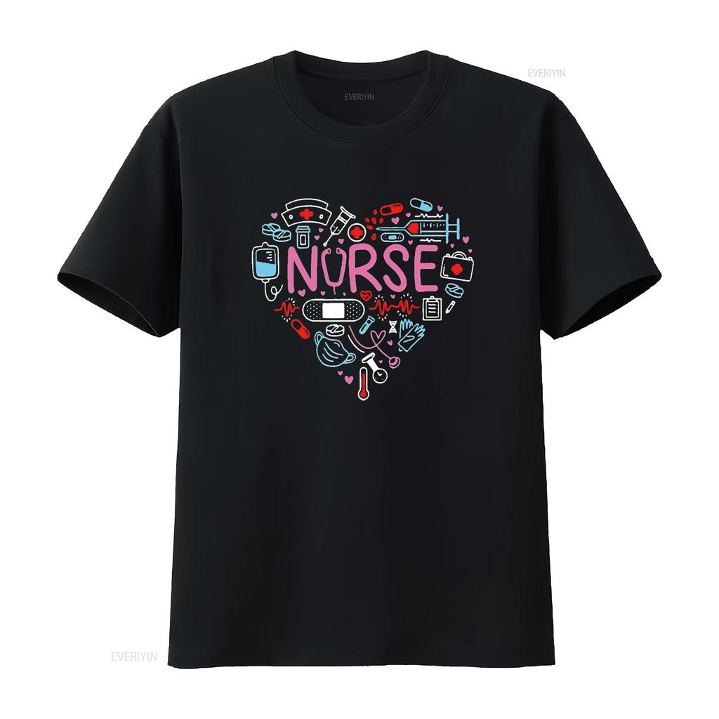 Nurse Love Nursing Student Rn Life Thank You s For Women Long Sleeve T Shirt Black 3X Large vintage Washed Comfortable