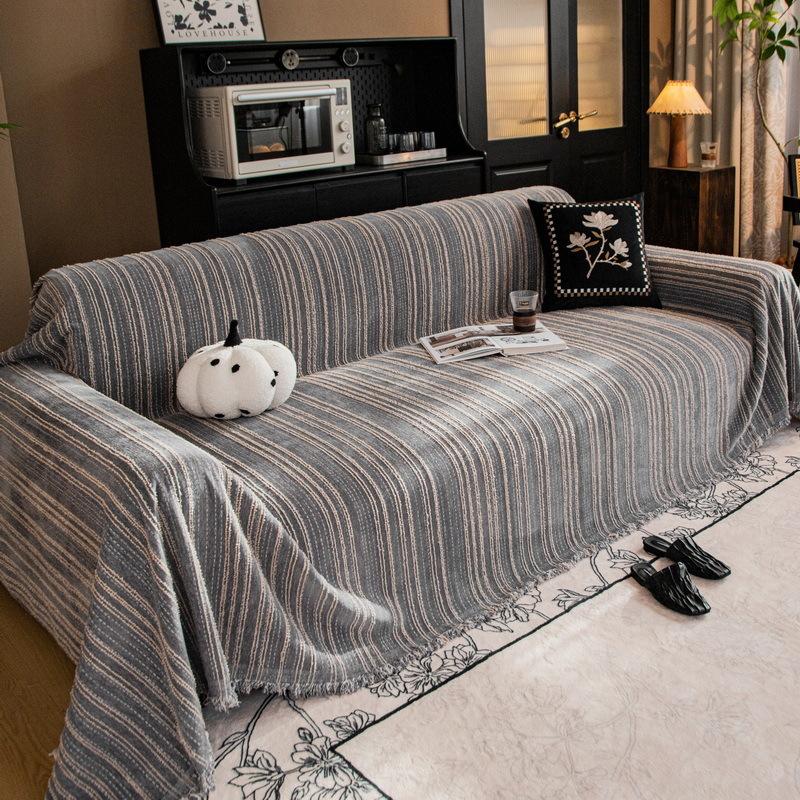 

Ткань для чехла на диван, высококачественная, универсальная подушка для дивана, новое полосатое одеяло для дивана, полотенце для дивана, ткань для полного чехла на все времена года 180*130cm