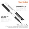 Shuttle Art Whiteboard Black Erasable Marker Extra Fine Large for School Black Markers Markers, 15-Pack, 0.7mm Ink, Pens, Tip, Capacity, Whiteboards,