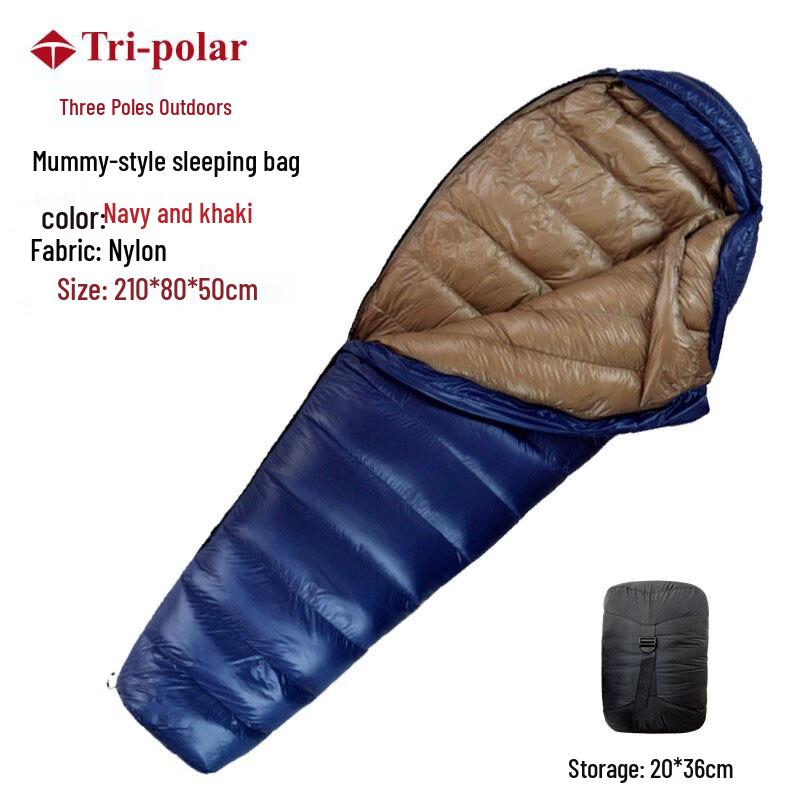 Tri-polar Adult Mummy Sleeping Bag