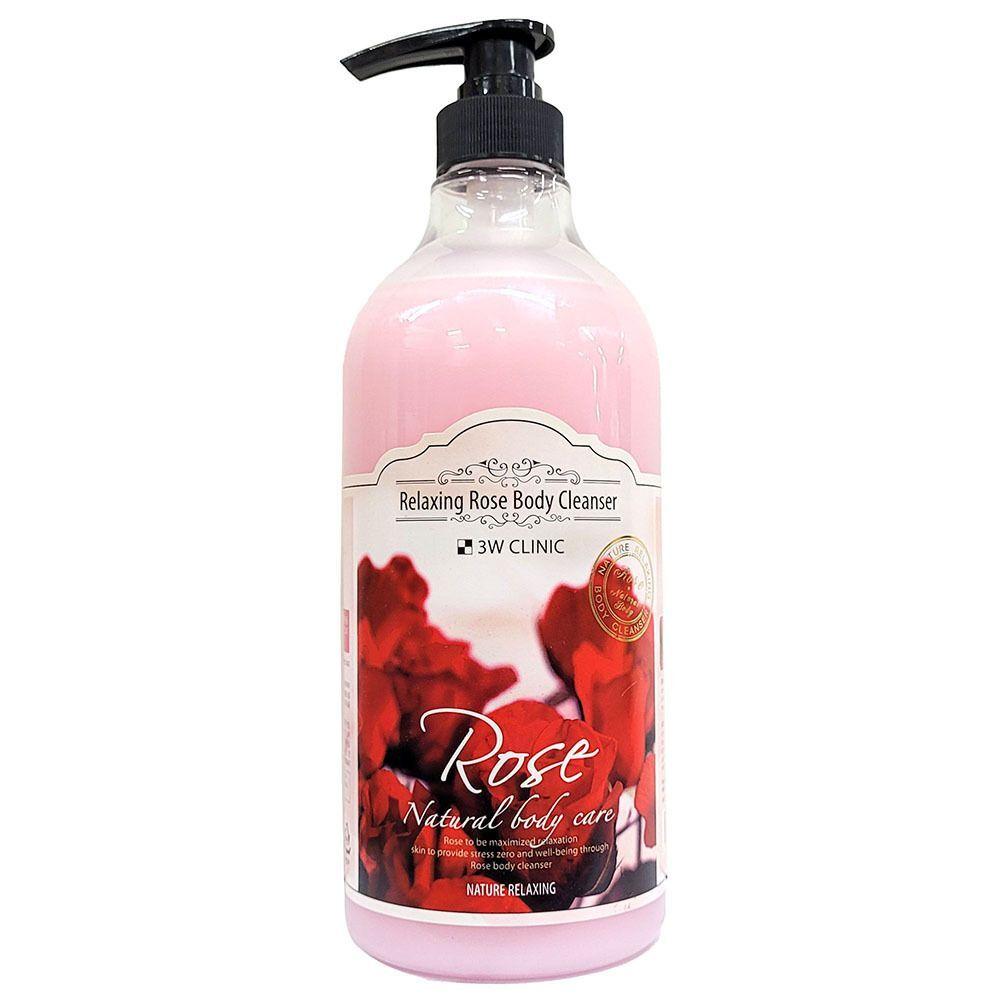 Cleanse your body with the subtle rose scent of WIGFWFKO Body Wash 1000ml
