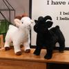 New Goat Plush Toys White Black Sheep Doll Simulation Goat Plushie Toys Stuffed Animals Sheep Doll Home Decor Kids Toys