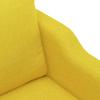 Vidaxl 2-Seater Sofa, Light Yellow, 120 Cm, Upholstered In Fabric
