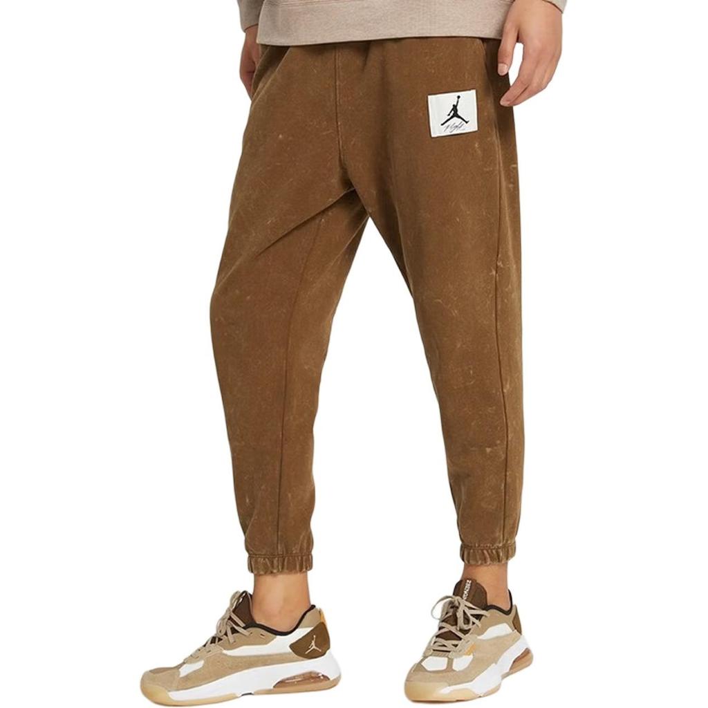 Air Jordan Solid Color Drawstring Pants Men's Khaki DR3090-385