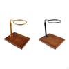 Coffee Holder with Adjustable Height And Wooden Base for The Kitchen