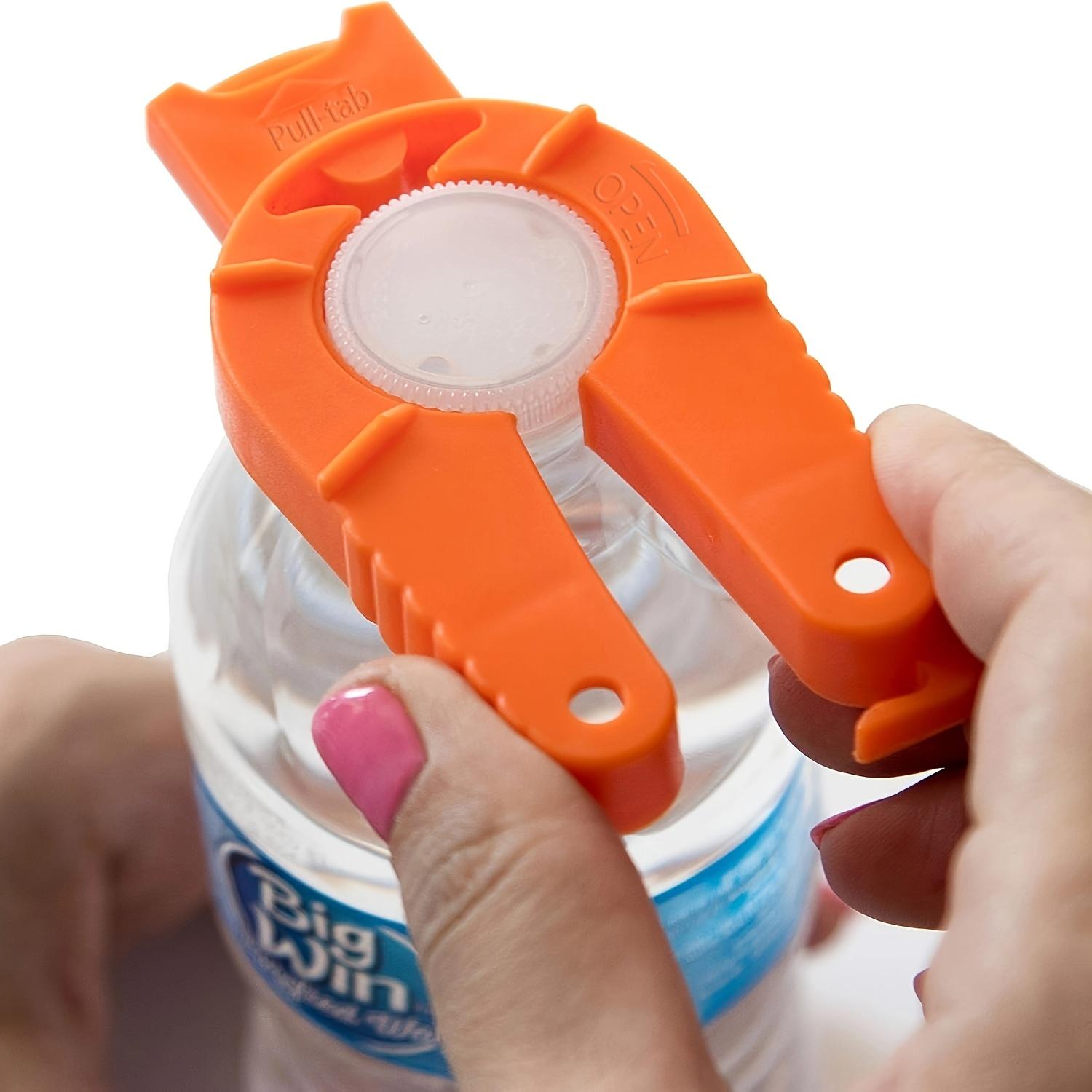 

2pcs Ergonomic Multi-Purpose Bottle & Can Opener for Frail Hands, Seniors & Rheumatoid Arthritis - Swivel Base, Pull Tab Opener