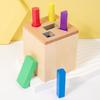 Wooden Color Sorting Toys Shape Box Montessori Toys Fine Motor Skills Sensory Matching Games Educational Kid Toys For 1-3 Year