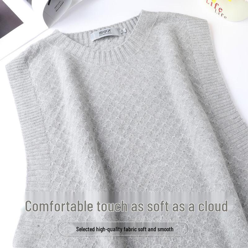 Snowflying Women s Jacquard Knit Vest One Size