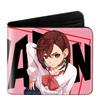 DANDADAN Anime Foldable Leather Wallet Short Purse
