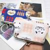 Cartoon Cat Coin Purse, Women Cute Kitten Change Purse, Kiss Lock Small Purse for Coins Cards Folded Cash