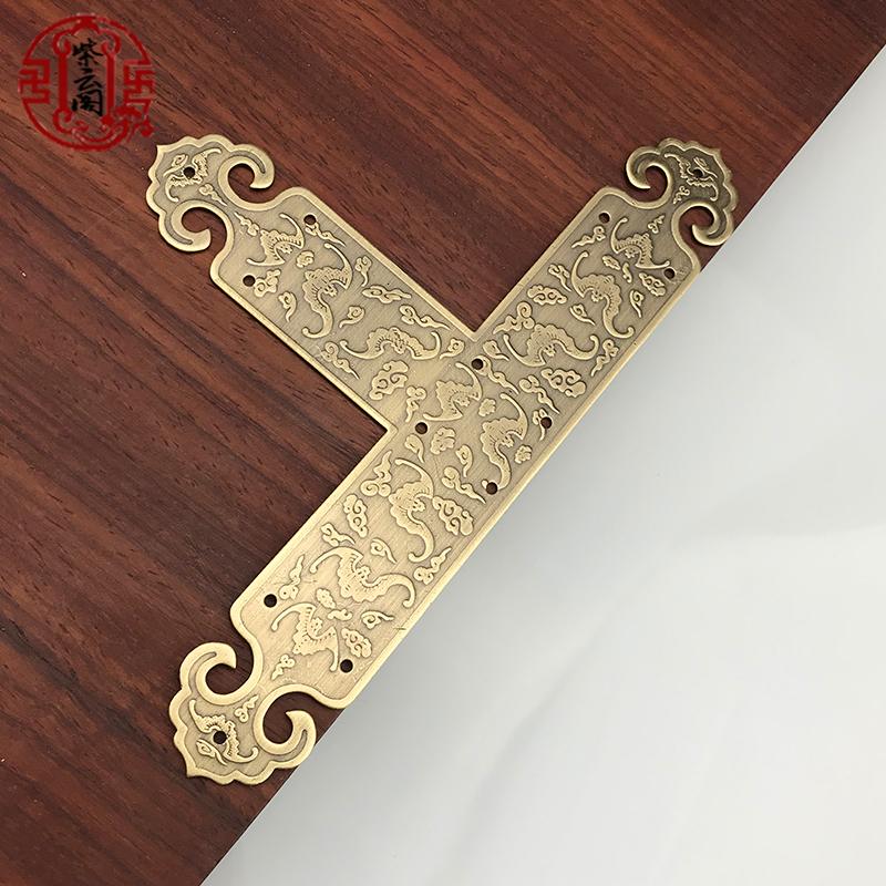 Cross Type L Type T Metal Corner Angle Bracket for Wood Box Feet Leg Corner Protector Jewelry Case Decorative Furniture Crafts