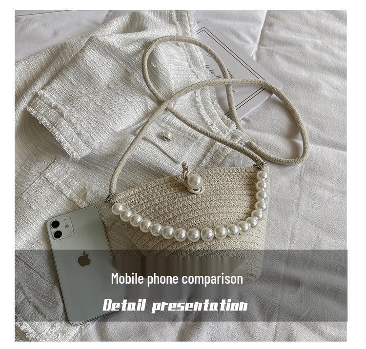 Korean Style 2025 Women's Straw Woven Bucket Bag - Fashionable and Unique Crossbody Shoulder Bag