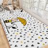 Cute Dog S-Snoopy Floor Mat INS Style Soft Bedroom Floor House Laundry Room Mat Anti-skid Household Carpets