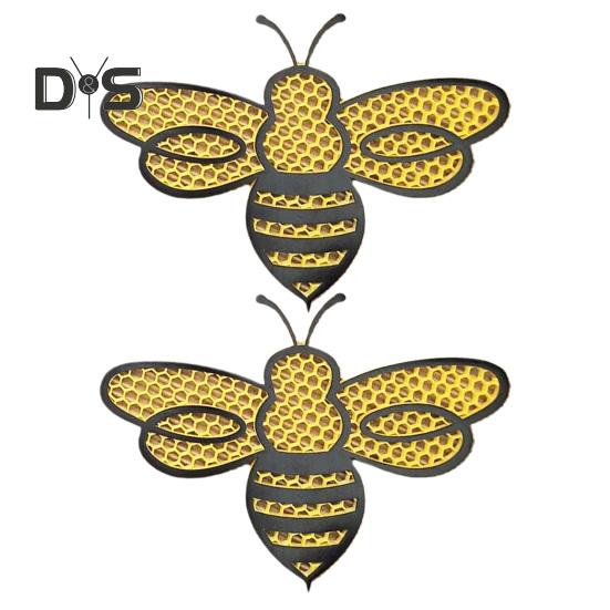 Bee Water Station Floating Pollinator Island Bee Drinking Station Honeycomb Design Floating Bee Island for Feeding Garden Wild Pollinators