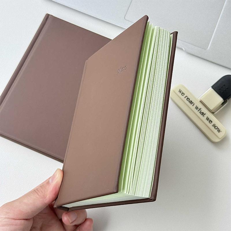Mint Chocolate Green Inner Page A6 Notebook Girls Diary Thickened Notebook Journal Cute Kawaii Stationery