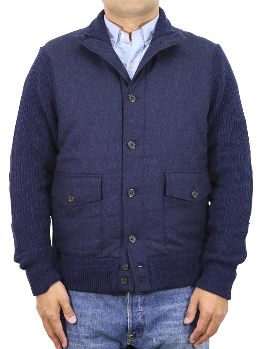 

POLO RALPH LAUREN Kainock Вязаная Стеганая Размер Синий Индиго Мужская Куртка, XL, (Код товара 01010108)