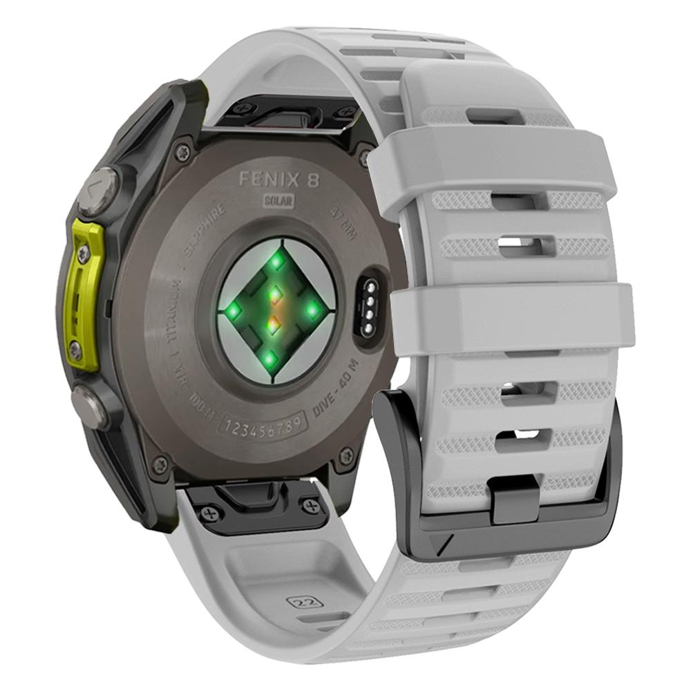 Pulseira de Relógio 22mm 26mm Para Garmin Fenix 8 Pro E 47mm 51mm/6 6X 7 7X Solar/Epix/Tactix/quatix/Instinct 3 Pulseira de Silicone