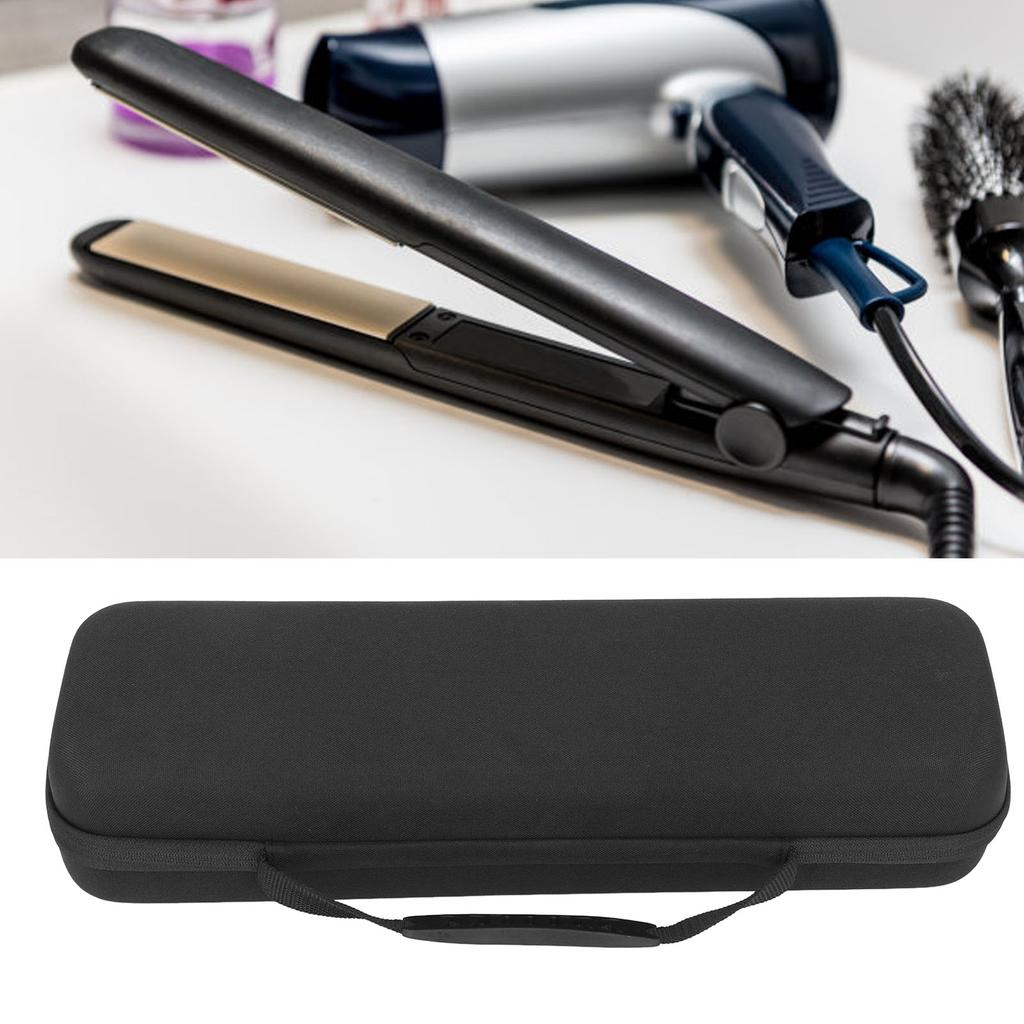 Rettetang Etui Svart EVA Hardt Bærbart Rettetang Bæreveske for Airstrait Straigh